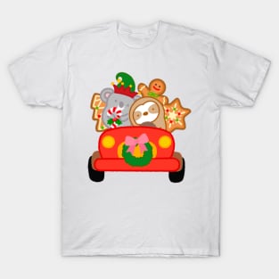 Cute Holiday Cheer Christmas Car T-Shirt